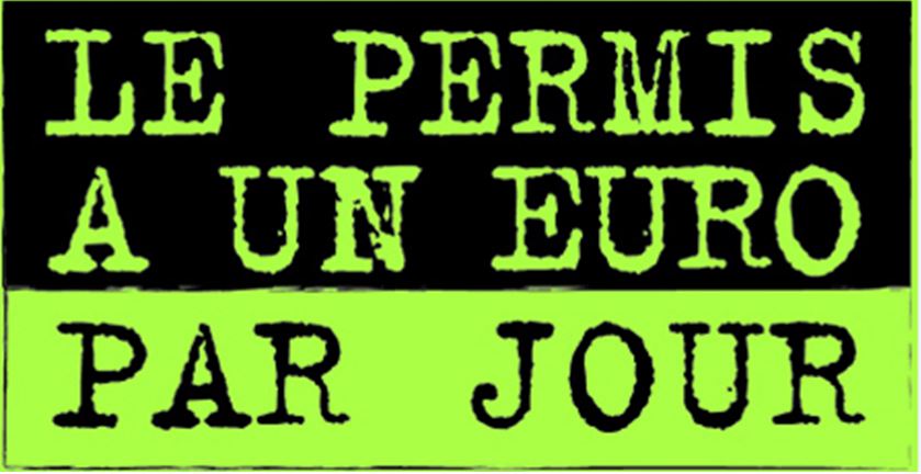 logo du dispositif du permis à 1€ par jour